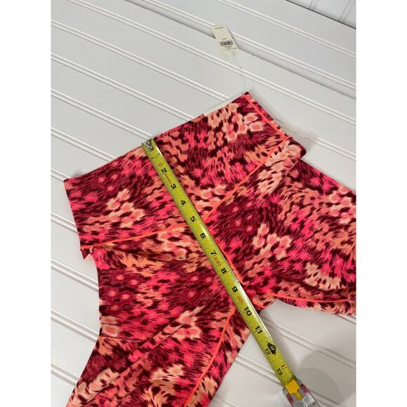 NWT Aerie Offline Real Me Xtra 7/8 Hold Up Leggings In Red Floral Sports Size S - Picture 3 of 5